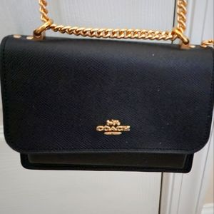 Black coach purse